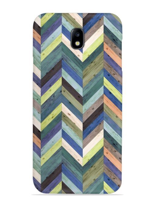 Chevron Random Color Snap Case for Samsung Galaxy J7 (2017) Edge Zapvi