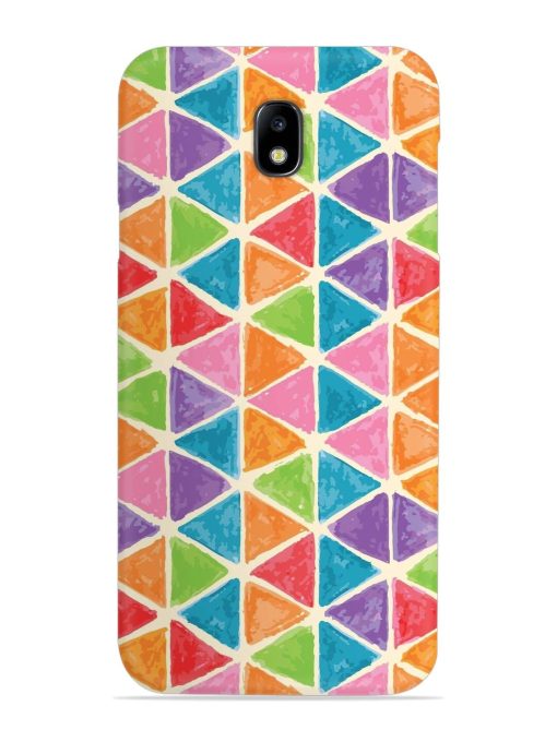 Seamless Colorful Isometric Snap Case for Samsung Galaxy J7 (2017) Edge Zapvi