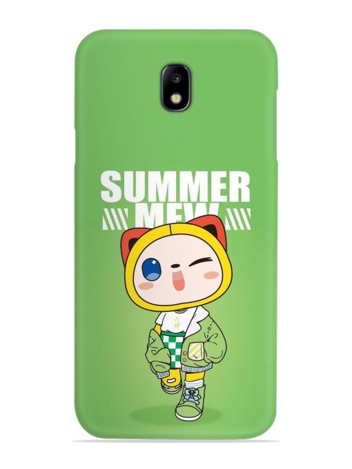 Summer Mew Snap Case for Samsung Galaxy J7 (2017) Edge Zapvi