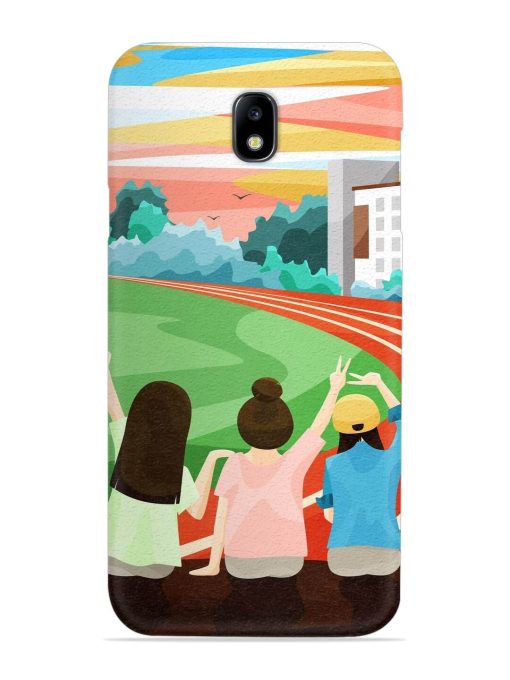 School Playground Snap Case for Samsung Galaxy J7 (2017) Edge Zapvi