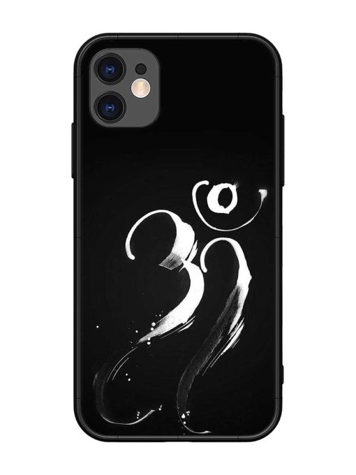 Om Logo Glossy Metal Phone Cover for Apple Iphone 11 Edge Zapvi