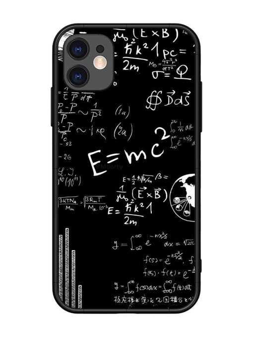 E=Mc2 Mass?Energy Equivalence Glossy Metal Phone Cover for Apple Iphone 11 Edge Zapvi