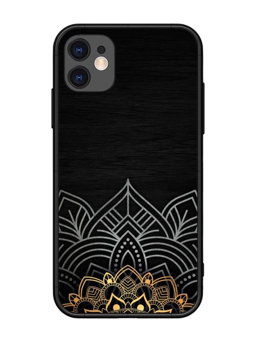 Decorative Golden Pattern Glossy Metal Phone Cover for Apple Iphone 11 Edge Zapvi