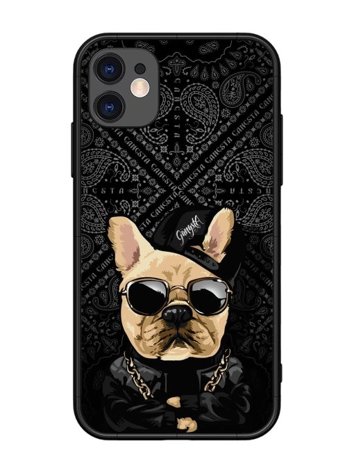 Gangsta Cool Sunmetales Dog Glossy Metal Phone Cover for Apple Iphone 11 Edge Zapvi