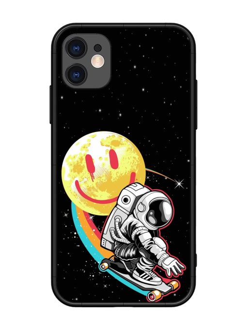 Astronaut Art Glossy Metal Phone Cover for Apple Iphone 11 Edge Zapvi