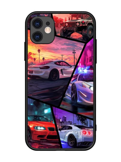 Ride In Pixels Glossy Metal Phone Cover for Apple Iphone 11 Edge Zapvi