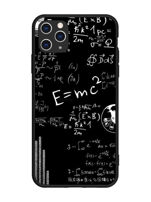 E=Mc2 Mass?Energy Equivalence Glossy Metal Phone Cover for Apple Iphone 11 Pro Max Edge Zapvi