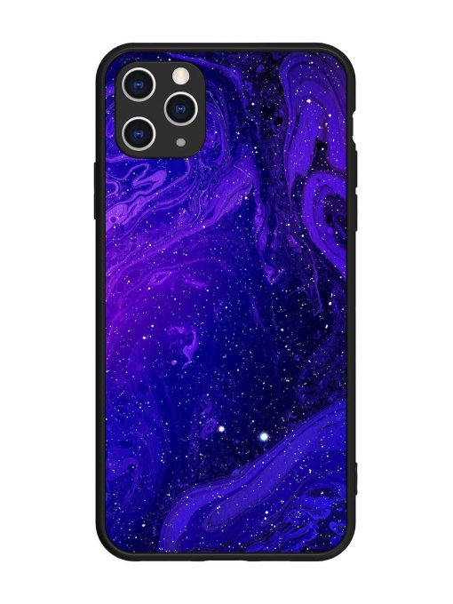 Galaxy Acrylic Abstract Art Glossy Metal Phone Cover for Apple Iphone 11 Pro Max Edge Zapvi