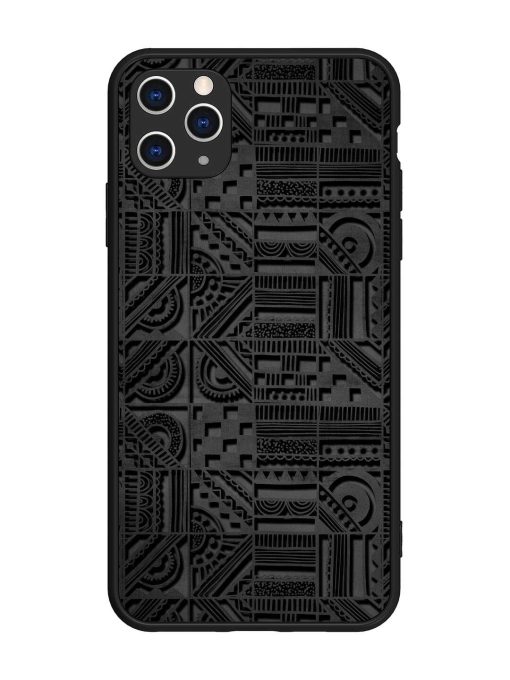 Seamless Pattern Glossy Metal Phone Cover for Apple Iphone 11 Pro Max Edge Zapvi