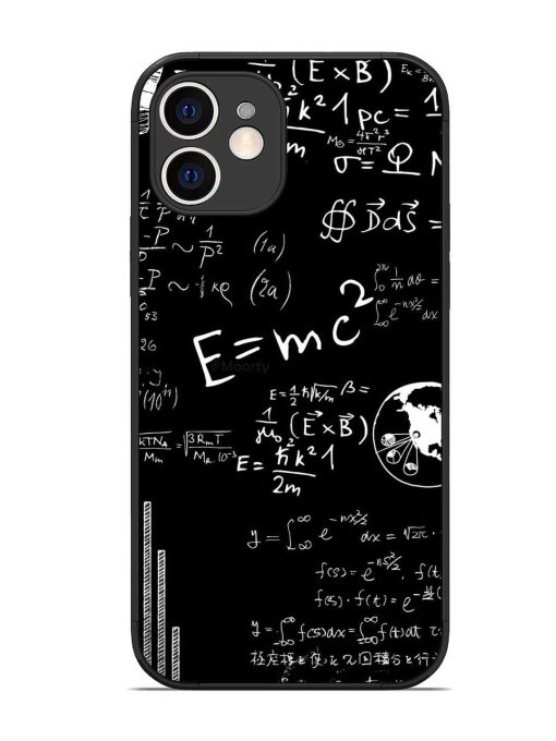 E=Mc2 Mass?Energy Equivalence Glossy Metal Phone Cover for Apple Iphone 12 Edge Zapvi