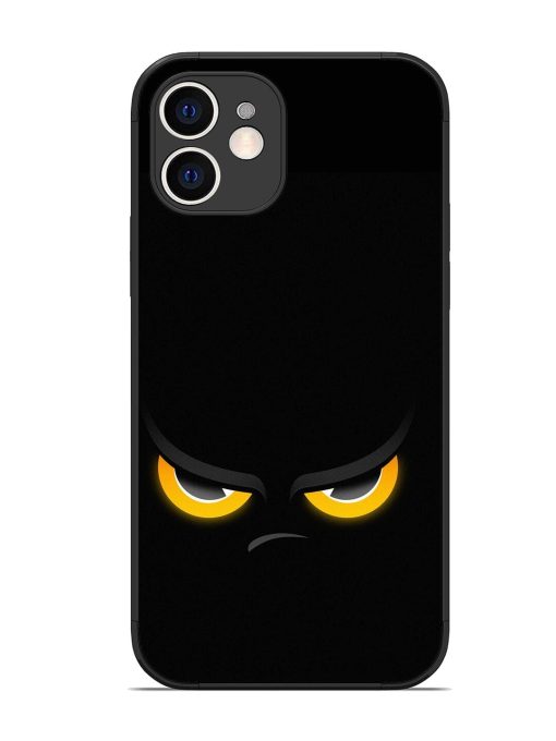 Scary Yellow Eye Glossy Metal TPU Phone Cover for Apple Iphone 12 Edge Zapvi