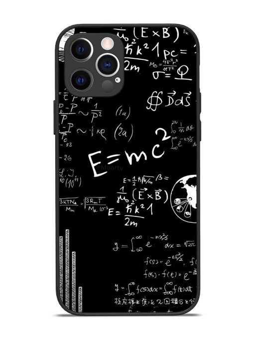 E=Mc2 Mass?Energy Equivalence Glossy Metal Phone Cover for Apple Iphone 12 Pro Edge Zapvi