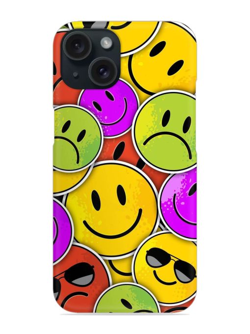 Emoji Pattern Art Snap Case Edge Zapvi