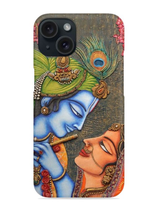 Lord Radha Krishna Flute Art Snap Case Edge Zapvi