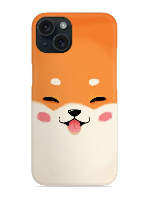 Cute Dog Face Vector Snap Case Edge Zapvi