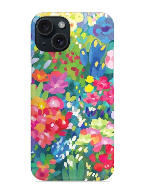 Watercolor Flower Art Snap Case Edge Zapvi