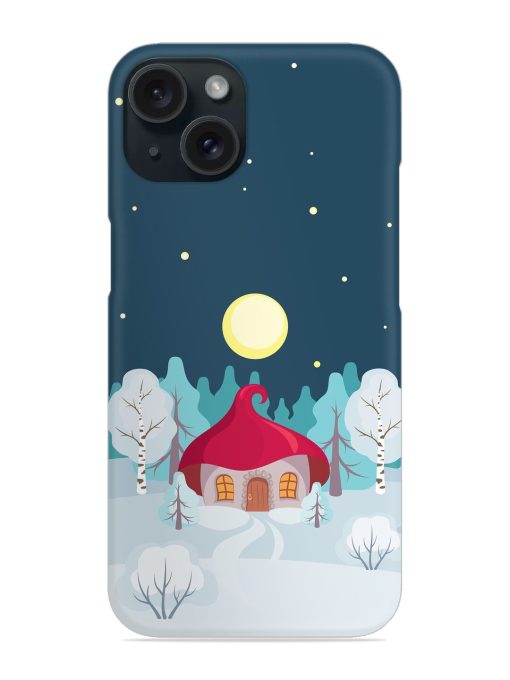 Moon Illustrator Design Snap Case Edge Zapvi