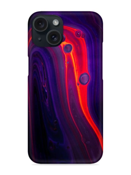 Purple Blue Abstract Painting Background Snap Case Edge Zapvi