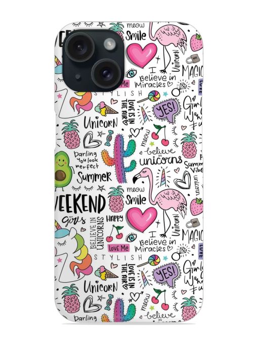 Unicorn Flamingo Pineapple Snap Case Edge Zapvi