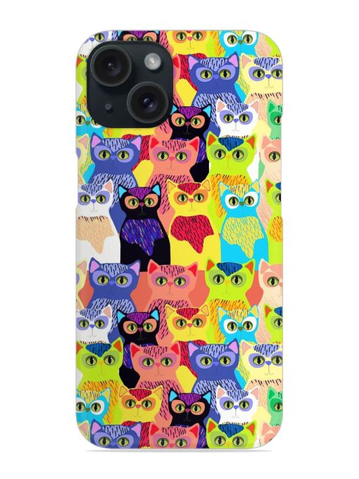 Cute Colorful Cats Snap Case Edge Zapvi