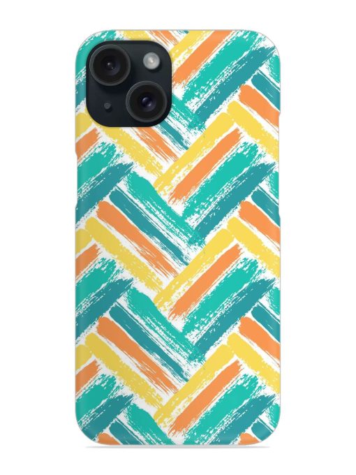 Painted Chevron Pattern Snap Case Edge Zapvi