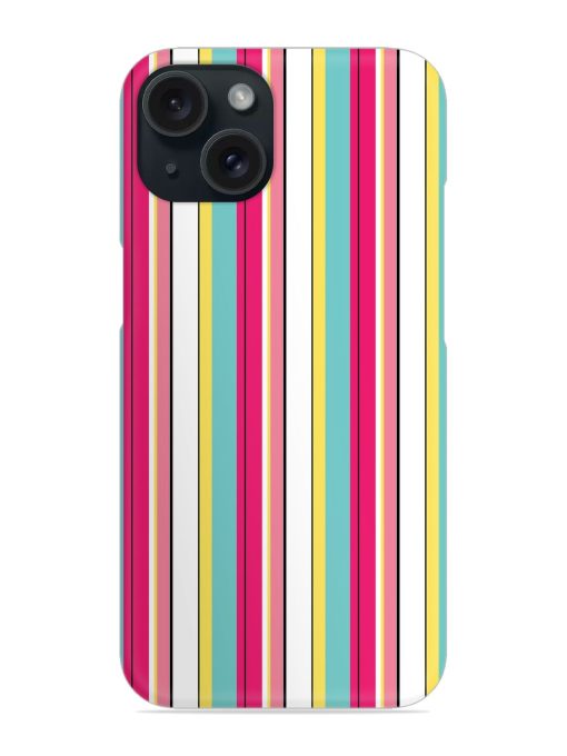 Retro Stripe Pattern Snap Case Edge Zapvi