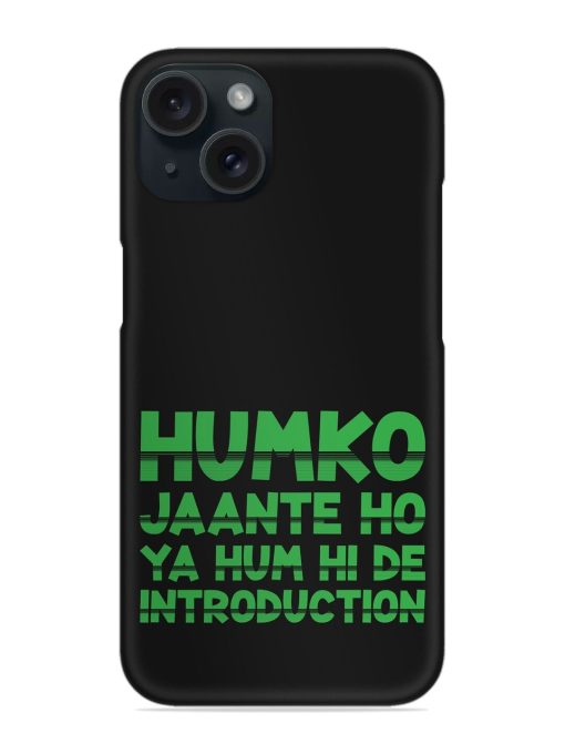 Humorous Hindi Quote Snap Case Edge Zapvi