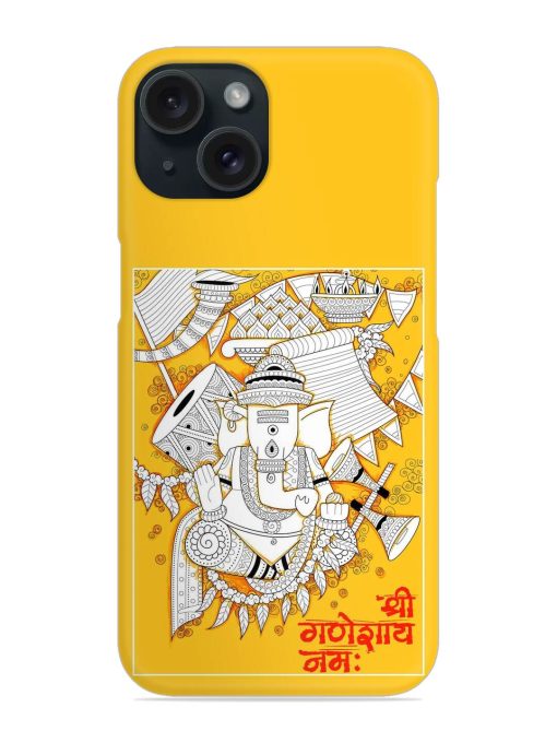 Illustration Lord Ganapati Snap Case Edge Zapvi