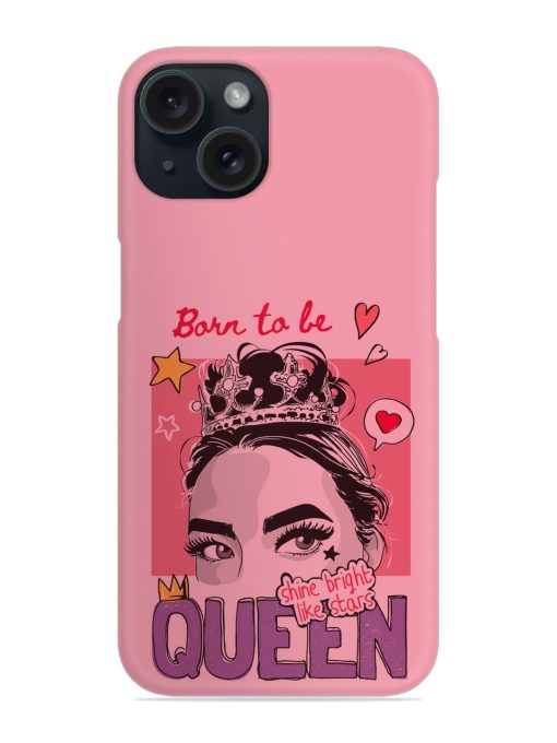 Queen Slogan Girl Snap Case Edge Zapvi