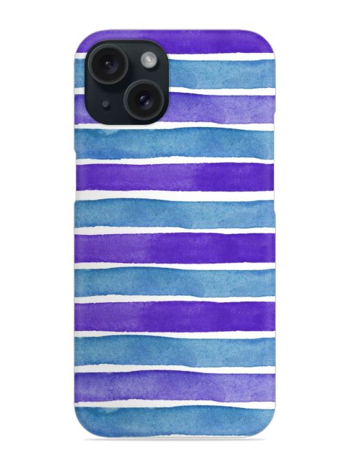 Blue Purple Watercolor Snap Case Edge Zapvi