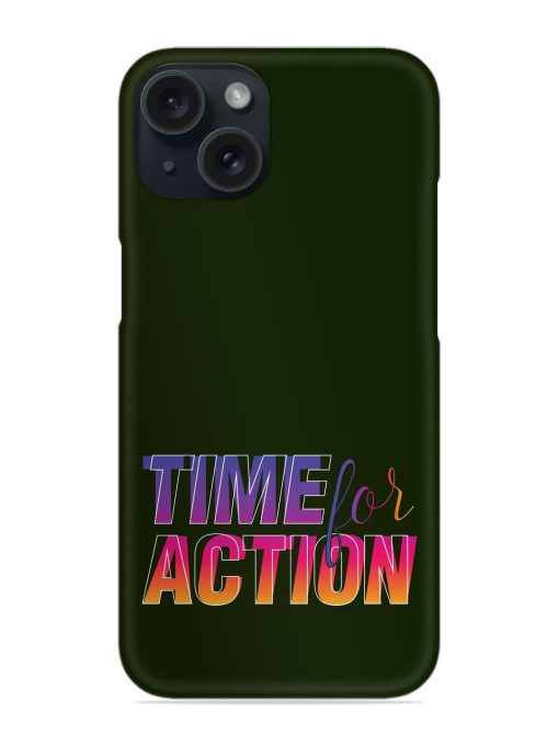 Time Action Graphic Design Snap Case Edge Zapvi