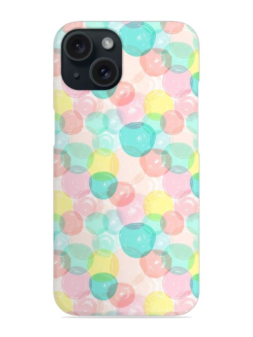 Colorful Bubbles Seamless Snap Case Edge Zapvi