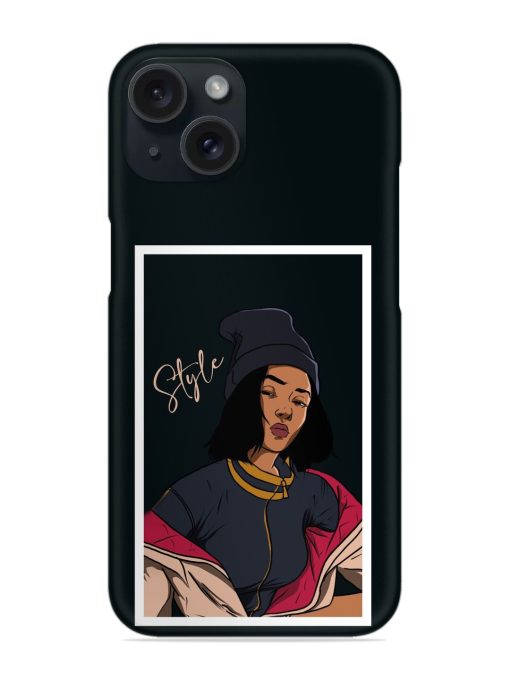 Stylish Girl Snap Case Edge Zapvi