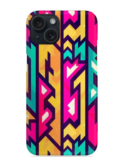 Colored Futurist Seamless Snap Case Edge Zapvi