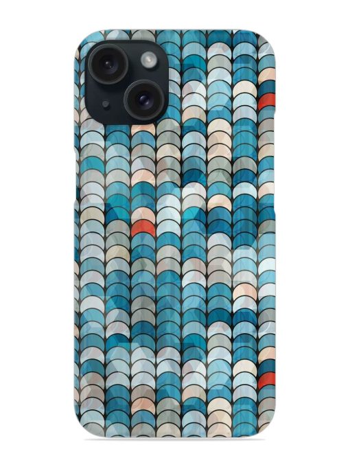 Abstract Blue Circle Snap Case Edge Zapvi