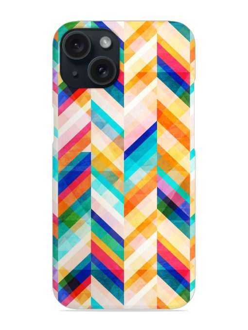 Colored Zig Zag Seamless Snap Case Edge Zapvi