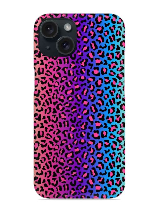 Colorful Leopard Seamless Snap Case Edge Zapvi