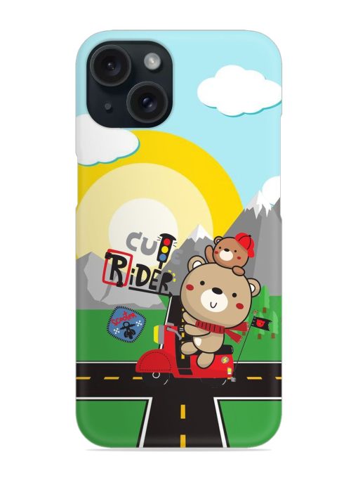 Cute Bear His Snap Case Edge Zapvi