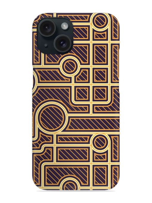 Geometric Abstract Retro Snap Case Edge Zapvi