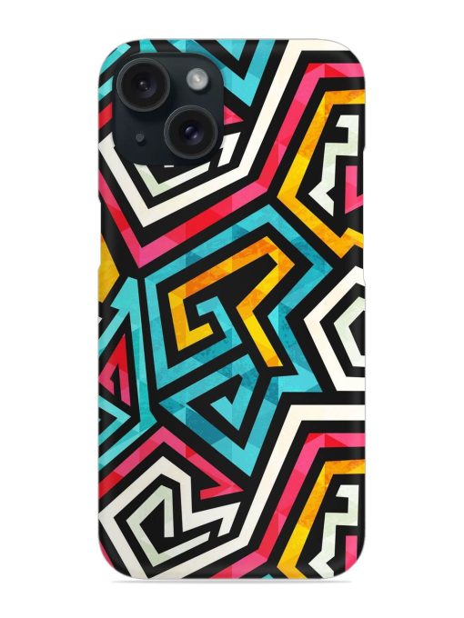 Graffiti Geometric Pattern Snap Case Edge Zapvi