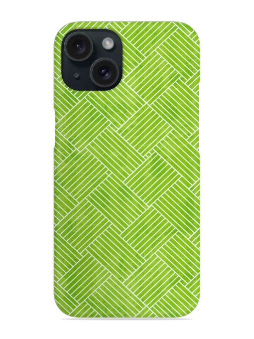 Green Fabric Seamless Snap Case Edge Zapvi