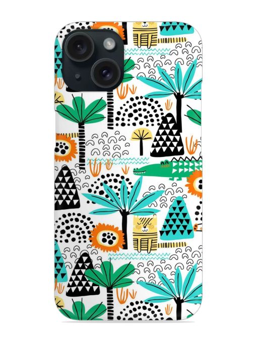 Safari Animals Seamless Snap Case Edge Zapvi