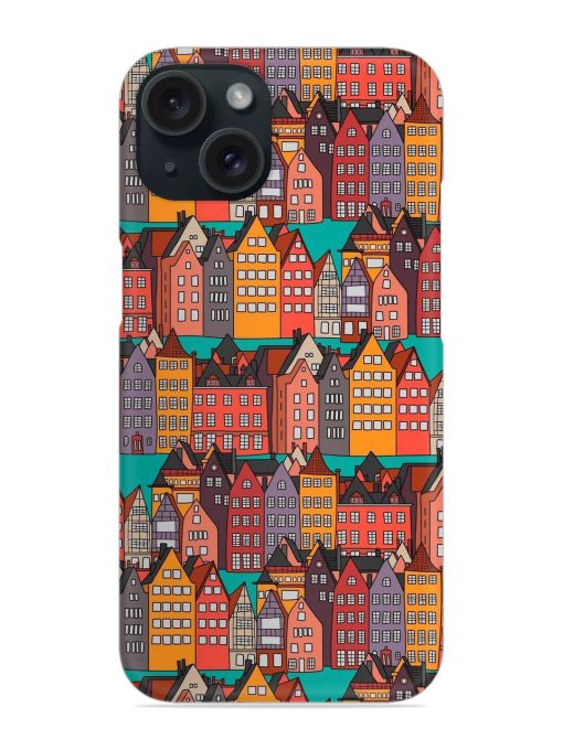 Seamless Pattern Building Snap Case Edge Zapvi